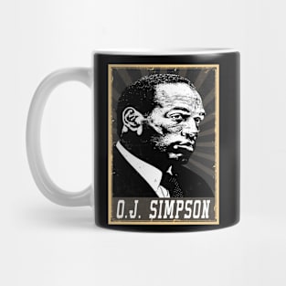 80s Style O.J. Simpson Mug